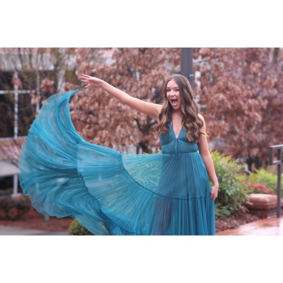 ✨NWT✨ SACHIN & BABI Vivien Silk Lined Gown in Jet Black SZ 0 (XS) - Picture 9 of 9